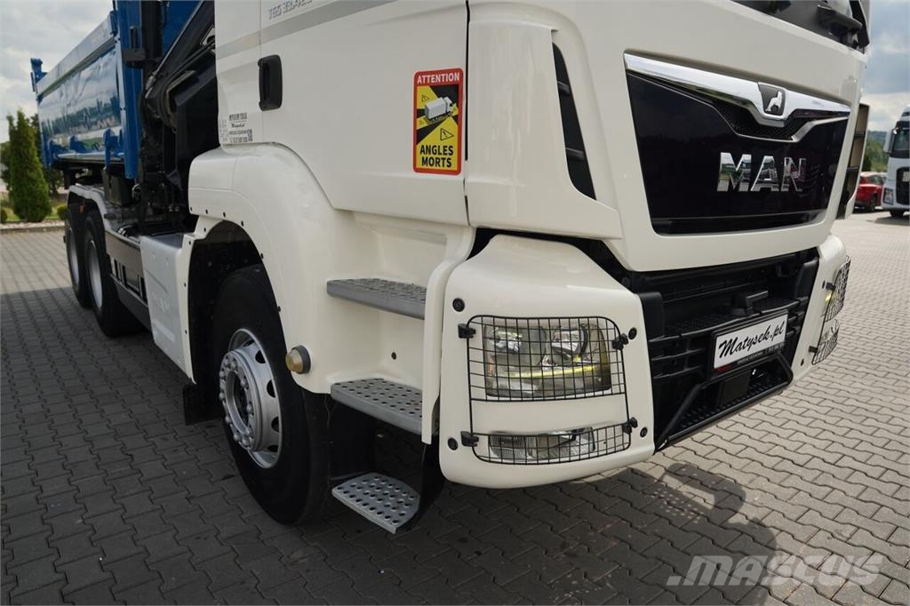 MAN TGS 33.420 / 6x4 / WYWROTKA 3 STRONNA / 2x HYDROBU شاحنات قلابة