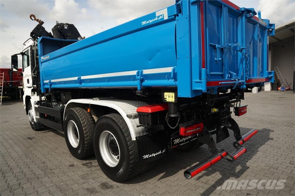 MAN TGS 33.420 / 6x4 / WYWROTKA 3 STRONNA / 2x HYDROBU شاحنات قلابة