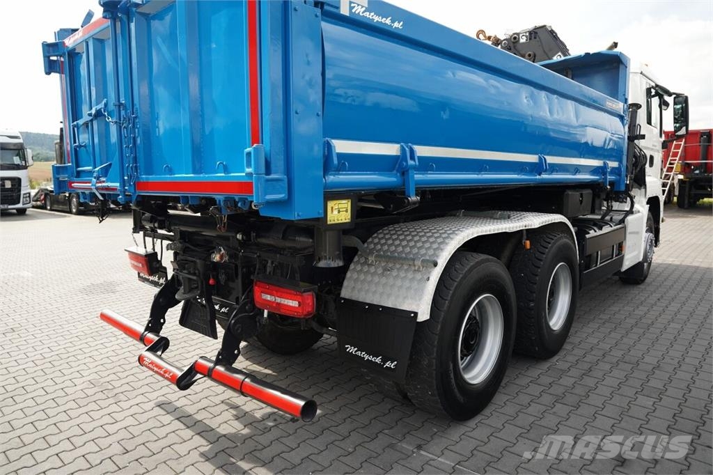 MAN TGS 33.420 / 6x4 / WYWROTKA 3 STRONNA / 2x HYDROBU شاحنات قلابة