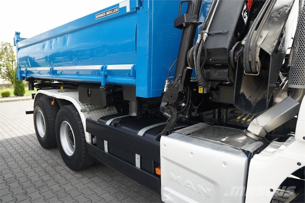 MAN TGS 33.420 / 6x4 / WYWROTKA 3 STRONNA / 2x HYDROBU شاحنات قلابة