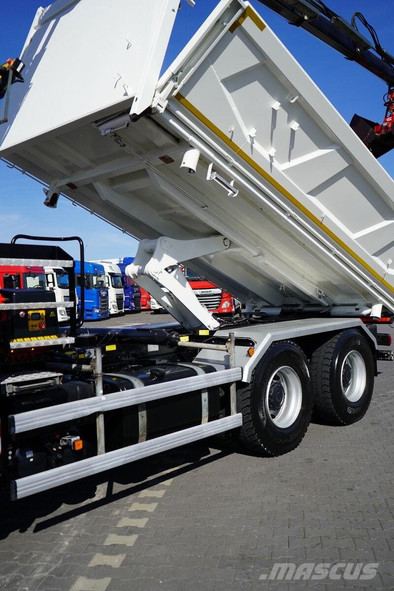 MAN TGS / 33.420 / E 6 / WYWROTKA + HDS / FASSI F 175 Sora- ja kippiautot