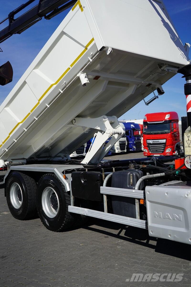 MAN TGS / 33.420 / E 6 / WYWROTKA + HDS / FASSI F 175 Sora- ja kippiautot