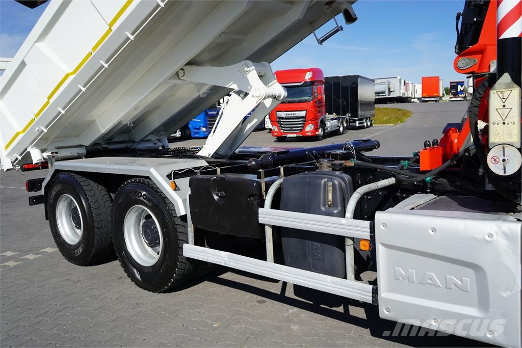 MAN TGS / 33.420 / E 6 / WYWROTKA + HDS / FASSI F 175 Sora- ja kippiautot