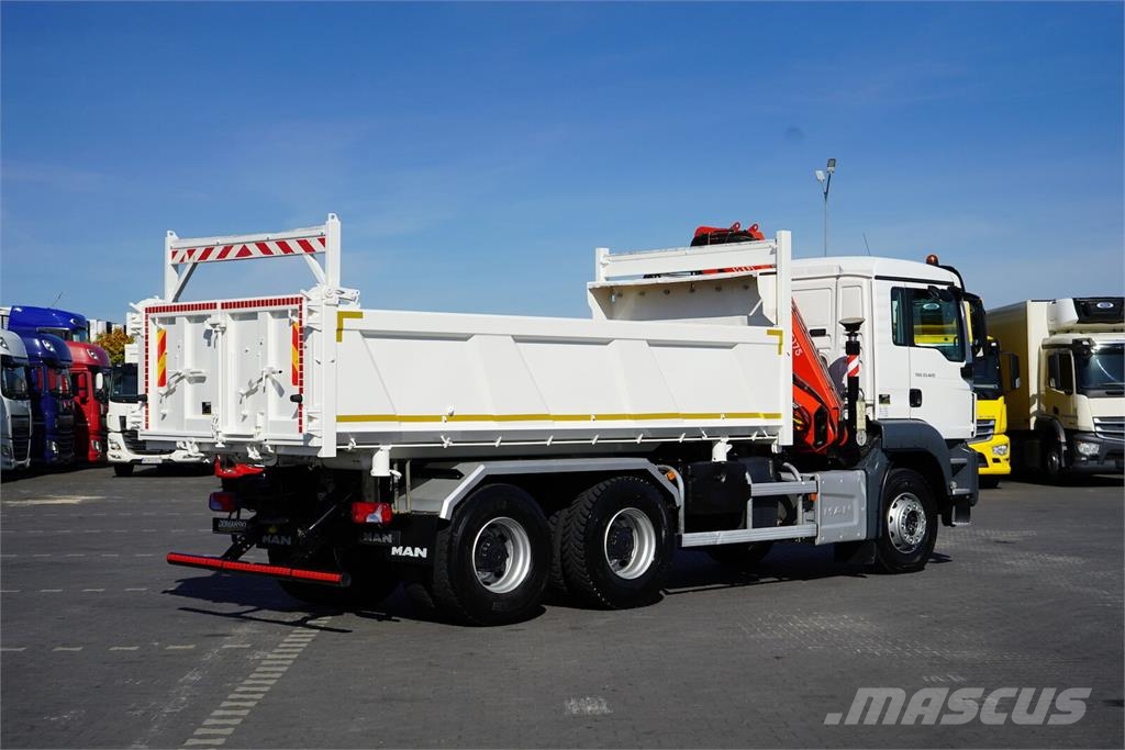 MAN TGS / 33.420 / E 6 / WYWROTKA + HDS / FASSI F 175 Sora- ja kippiautot
