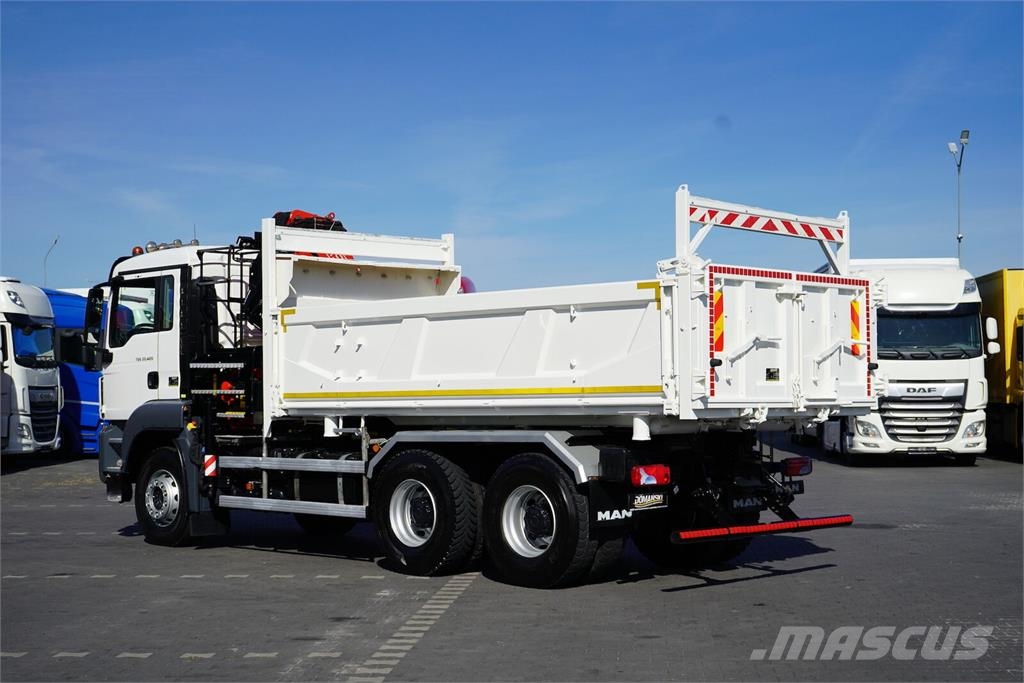 MAN TGS / 33.420 / E 6 / WYWROTKA + HDS / FASSI F 175 Sora- ja kippiautot