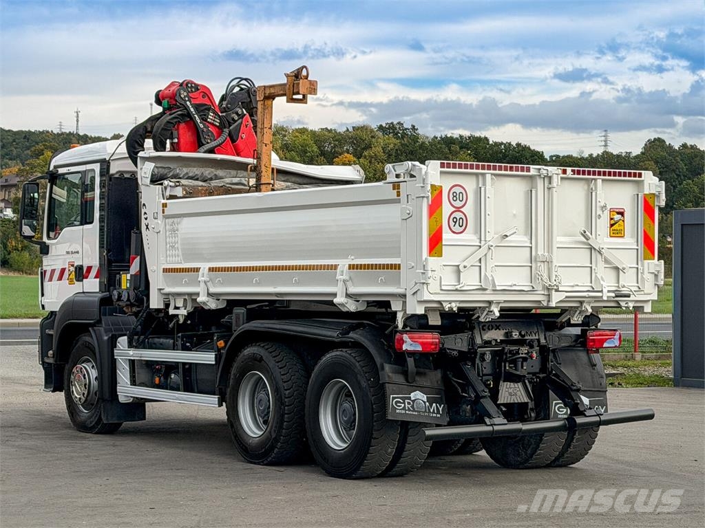 MAN TGS 33.440*KIPPER 4,50m+EPSILON Q170Z95 *6x4*TOP Гусеничные краны