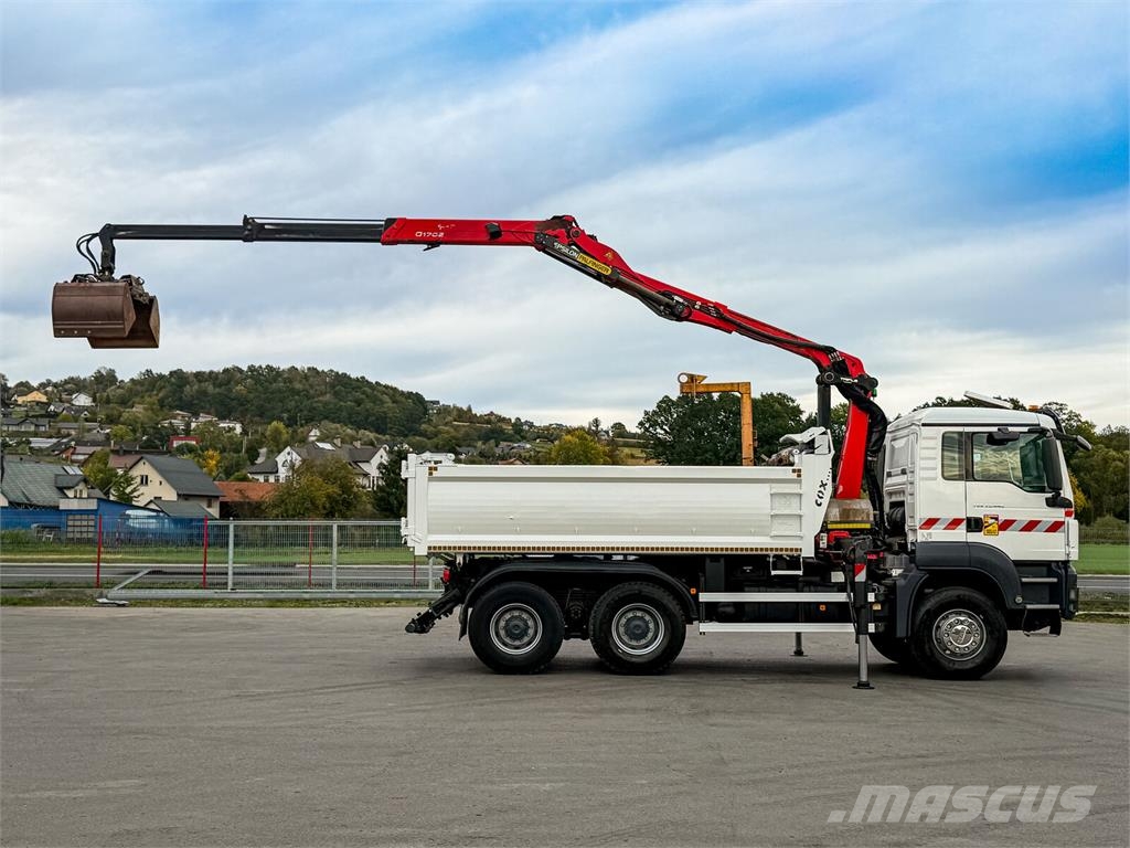 MAN TGS 33.440*KIPPER 4,50m+EPSILON Q170Z95 *6x4*TOP Гусеничные краны
