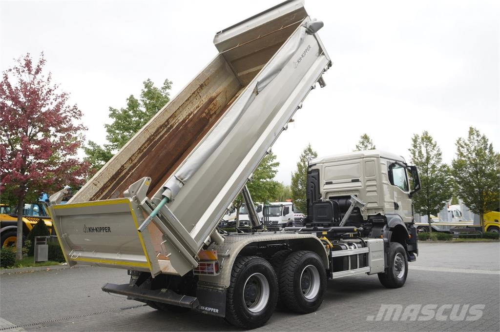 MAN TGS 33.480 6X6 / 15 tho. km!!! / KH-Kipper 3-way t Camiones bañeras basculantes o volquetes