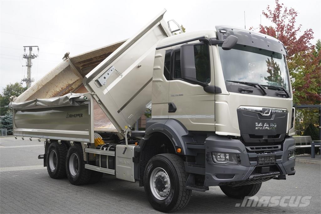 MAN TGS 33.480 6X6 / 15 tho. km!!! / KH-Kipper 3-way t Camiones bañeras basculantes o volquetes
