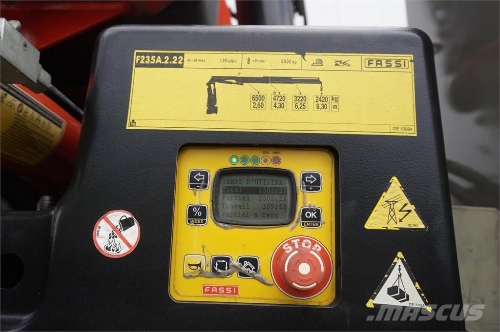 MAN TGS 35.360 E6 8×2 / FASSI F235A.2.22 crane / remot Οχήματα περισυλλογής