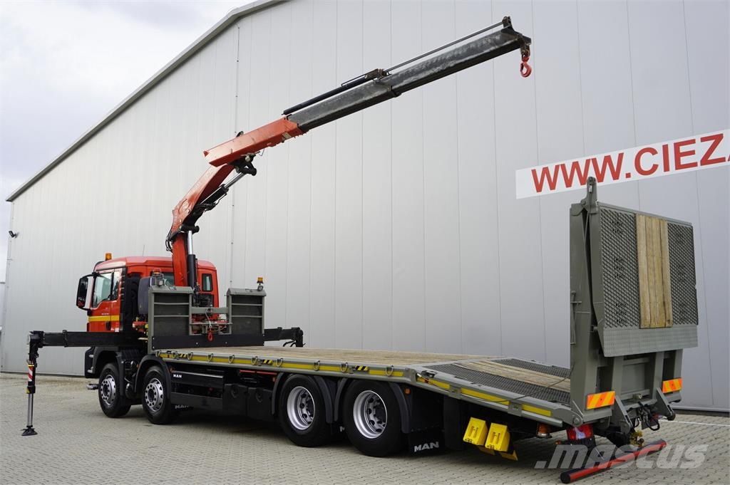 MAN TGS 35.360 E6 8×2 / FASSI F235A.2.22 crane / remot Οχήματα περισυλλογής