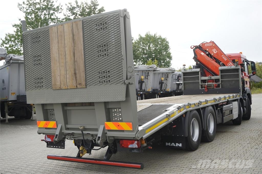 MAN TGS 35.360 E6 8×2 / FASSI F235A.2.22 crane / remot Οχήματα περισυλλογής