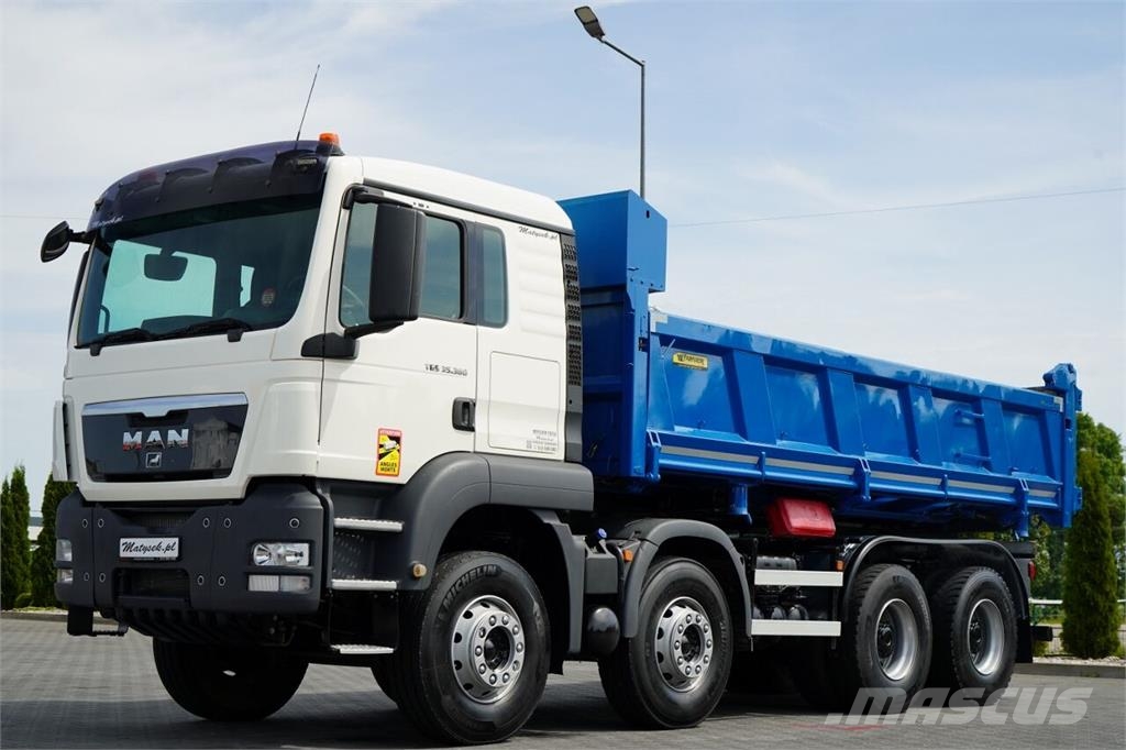 MAN TGS 35.360 / 8X4 / WYWROTKA 2 STRONNA / HYDROBURTA Kiperi kamioni