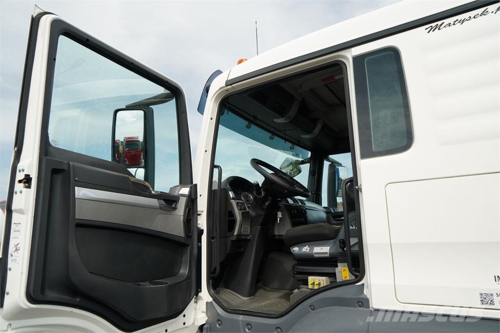 MAN TGS 35.360 / 8X4 / WYWROTKA 2 STRONNA / HYDROBURTA Kiperi kamioni
