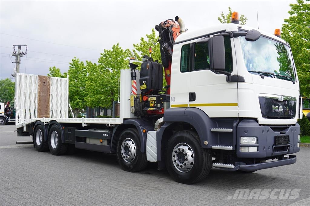 MAN TGS 35.360 8×2 / HDS FASSI F165A.2.22 crane / Remo Dvigala na gosenicah