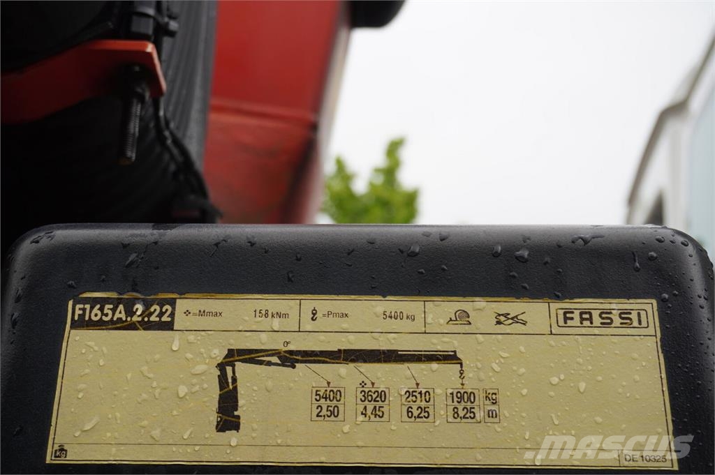 MAN TGS 35.360 8×2 / HDS FASSI F165A.2.22 crane / Remo Dvigala na gosenicah