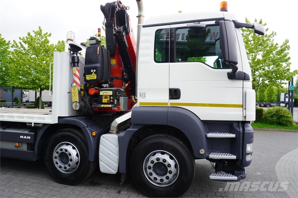 MAN TGS 35.360 8×2 / HDS FASSI F165A.2.22 crane / Remo Dvigala na gosenicah