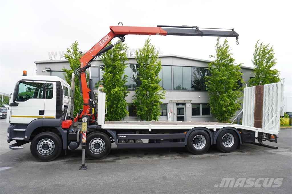 MAN TGS 35.360 8×2 / HDS FASSI F165A.2.22 crane / Remo Dvigala na gosenicah