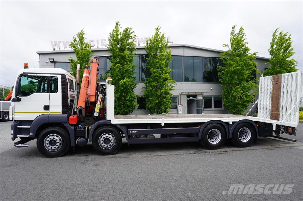 MAN TGS 35.360 8×2 / HDS FASSI F165A.2.22 crane / Remo Dvigala na gosenicah