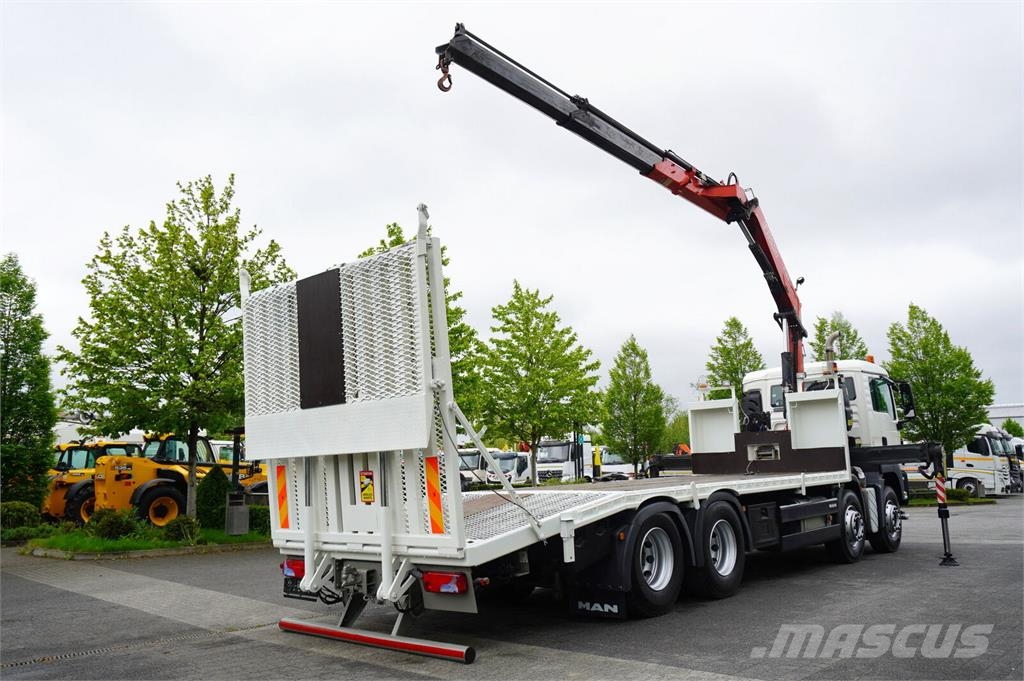 MAN TGS 35.360 8×2 / HDS FASSI F165A.2.22 crane / Remo Dvigala na gosenicah