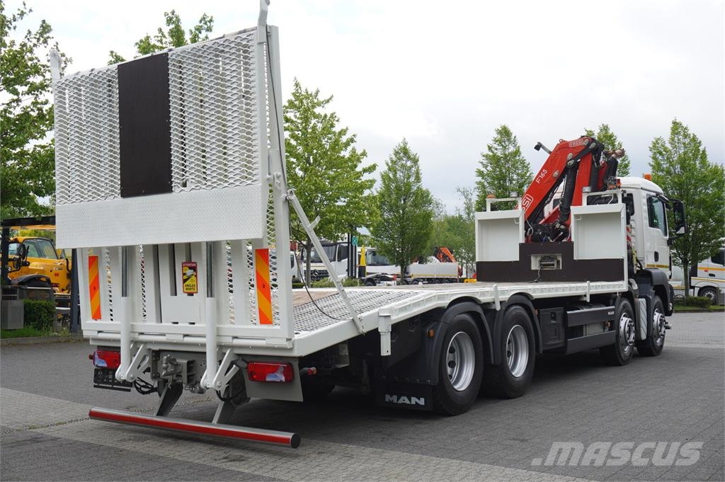 MAN TGS 35.360 8×2 / HDS FASSI F165A.2.22 crane / Remo Dvigala na gosenicah