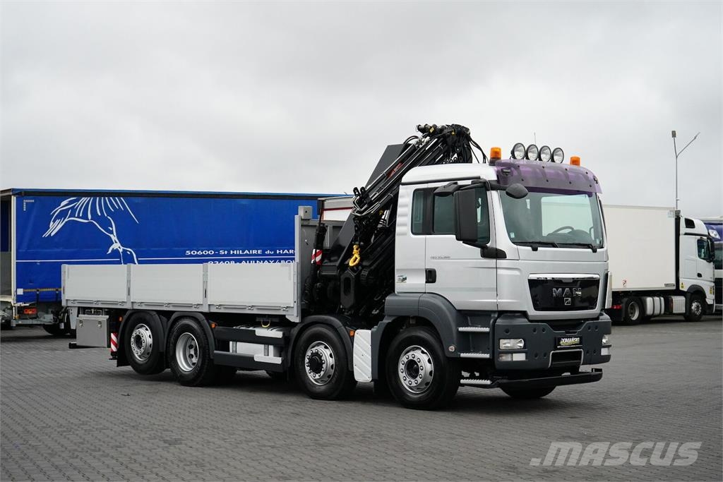 MAN TGS / 35.360 / 8 X 4 / E 5 / SKRZYNIOWY + HDS / HI Madelautod