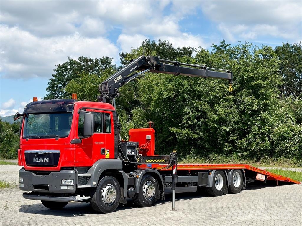 MAN TGS 35.360* Abschleppwagen 7,80m * KRAN/ FUNK Οχήματα περισυλλογής