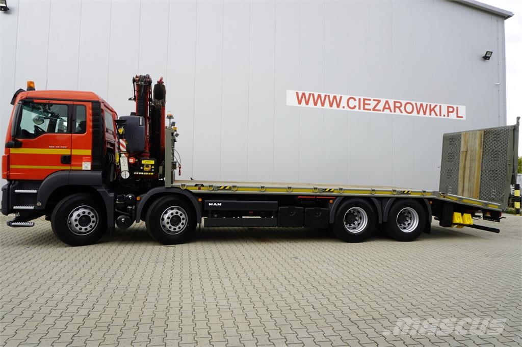 MAN TGS 35.360 E6 8×2 / FASSI F235A.2.22 crane / remot Οχήματα περισυλλογής