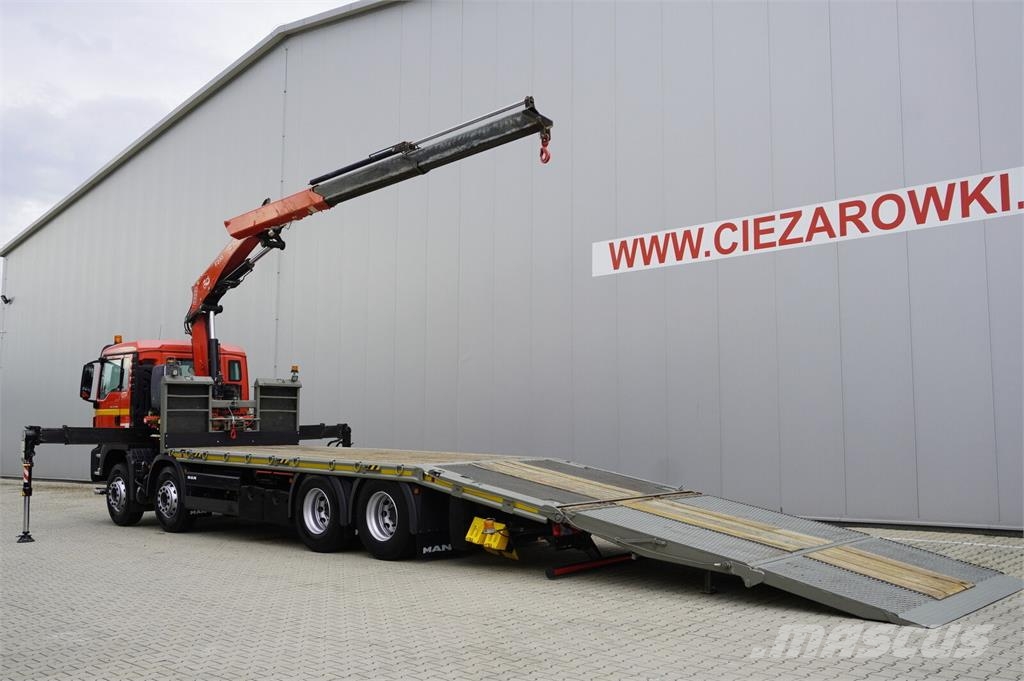 MAN TGS 35.360 E6 8×2 / FASSI F235A.2.22 crane / remot Οχήματα περισυλλογής
