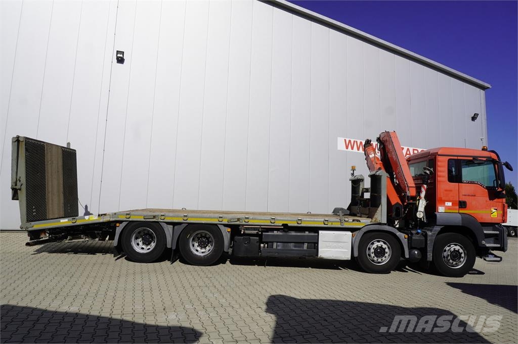 MAN TGS 35.360 E6 8×2 / Fassi F235A.2.22 crane / remot Raupenkrane