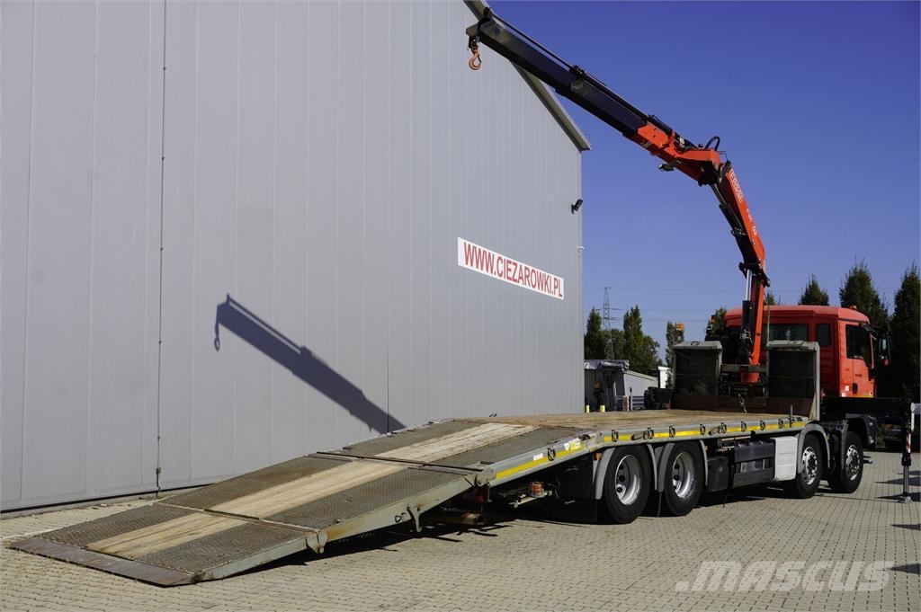 MAN TGS 35.360 E6 8×2 / Fassi F235A.2.22 crane / remot Raupenkrane