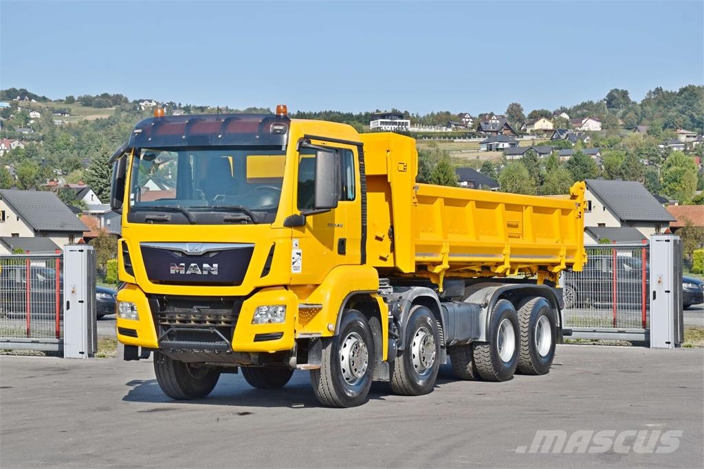 MAN TGS 35.400 KIPPER 5,90 m + BORDMATIC * 8x4 Camion ribaltabili