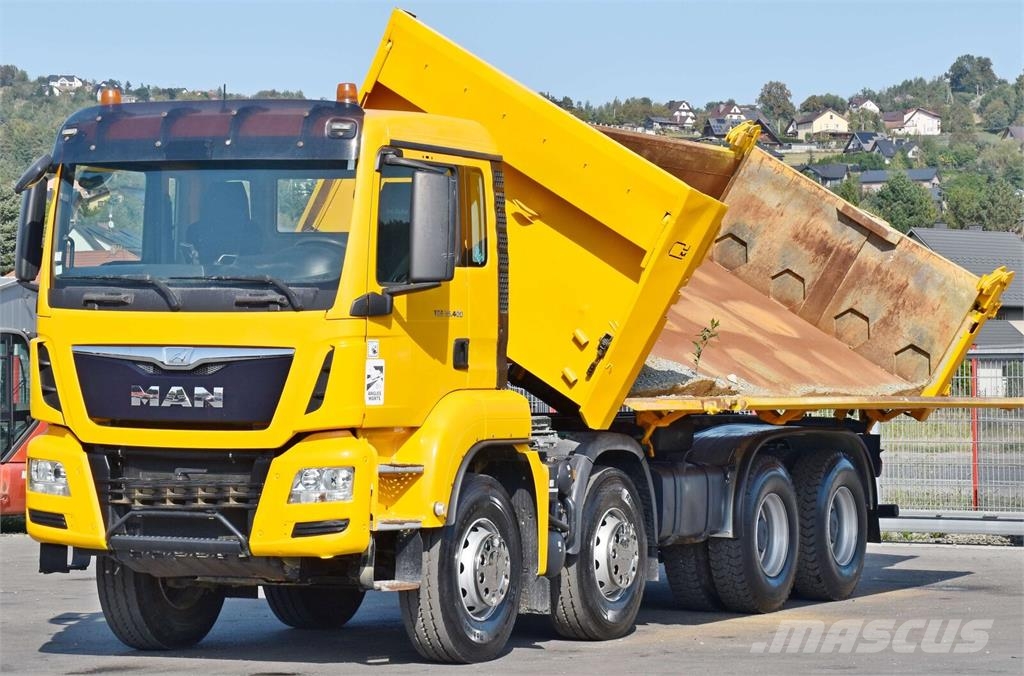 MAN TGS 35.400 KIPPER 5,90 m + BORDMATIC * 8x4 Camion ribaltabili