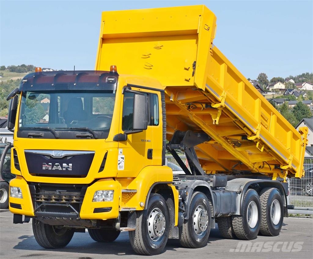 MAN TGS 35.400 KIPPER 5,90 m + BORDMATIC * 8x4 Camion ribaltabili