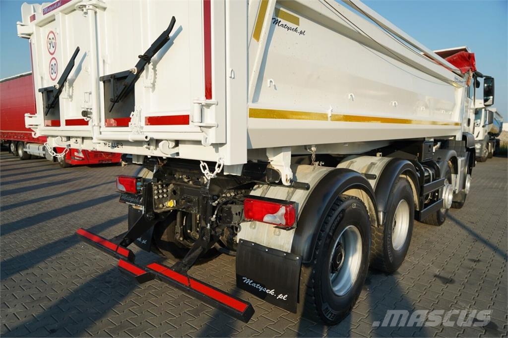 MAN TGS 35.420 / 8X4 / WYWROTKA 2 STR. / HYDROBURTA / Camiones bañeras basculantes o volquetes