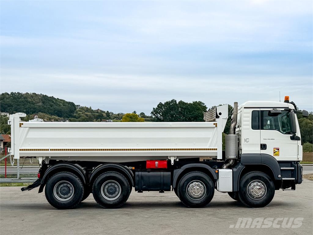 MAN TGS 35.420 KIPPER 6,00 m + BORDMATIC * 8x4 Billenő teherautók