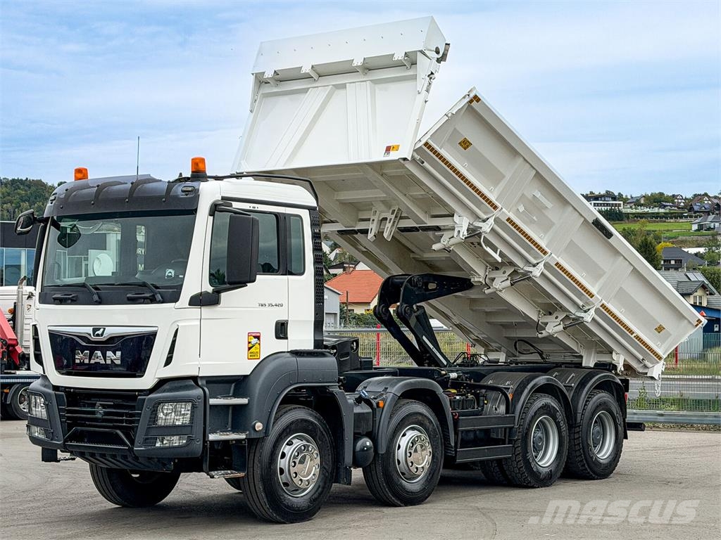 MAN TGS 35.420 KIPPER 6,00 m + BORDMATIC * 8x4 Billenő teherautók