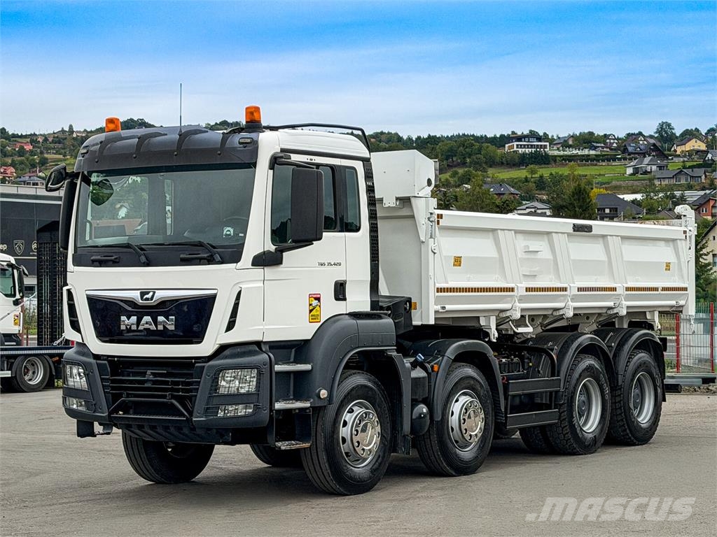 MAN TGS 35.420 KIPPER 6,00 m + BORDMATIC * 8x4 Billenő teherautók