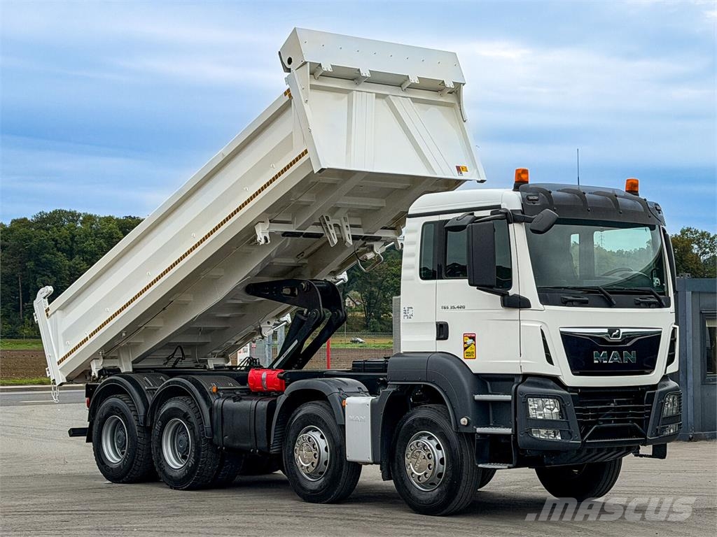 MAN TGS 35.420 KIPPER 6,00 m + BORDMATIC * 8x4 Billenő teherautók