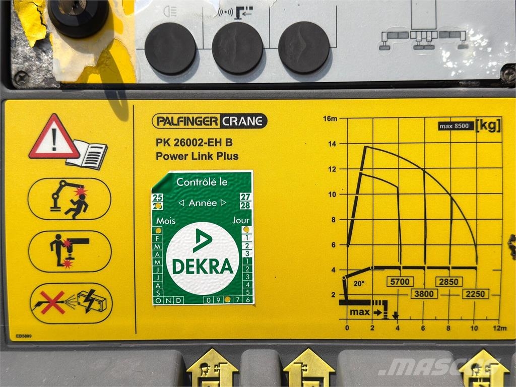 MAN TGS 35.440 * ABROLLKIPPER *PK 26002-EH B * 8x4 Камиони с кран с кука