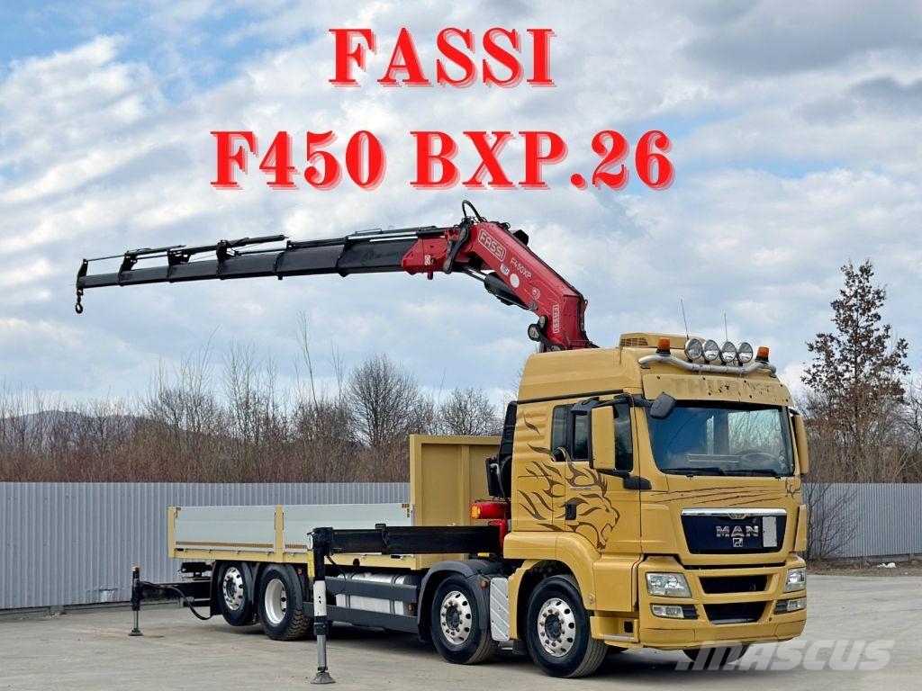 MAN TGS 35.480 Platós / Ponyvás teherautók