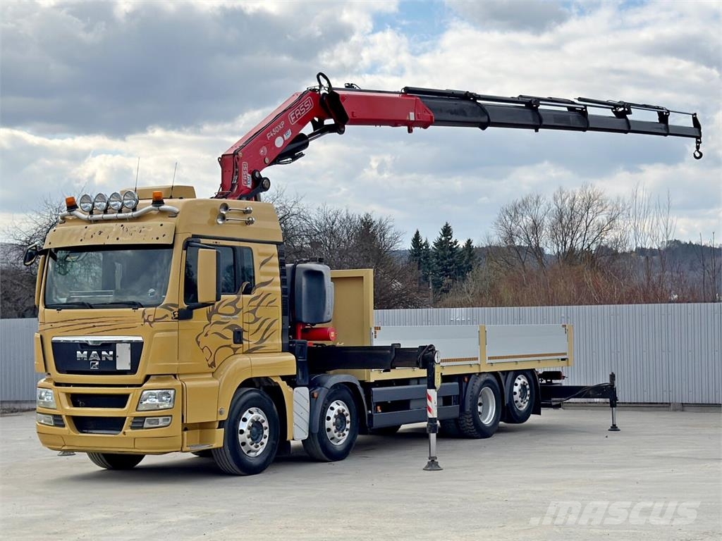 MAN TGS 35.480 Platós / Ponyvás teherautók