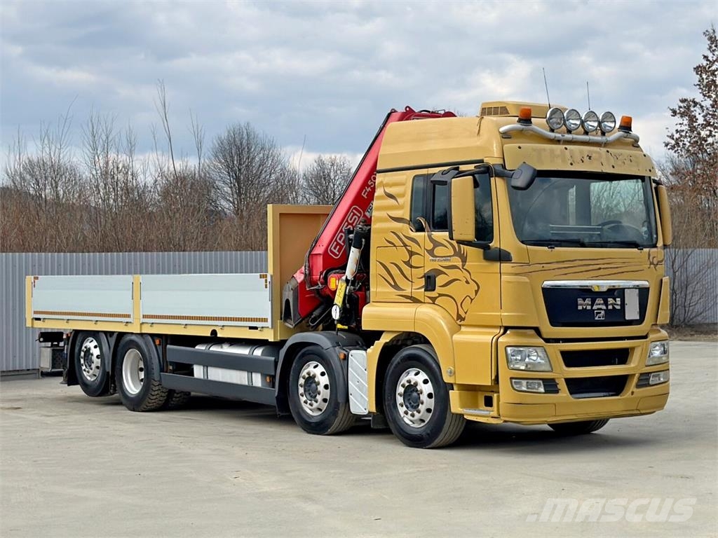 MAN TGS 35.480 Platós / Ponyvás teherautók