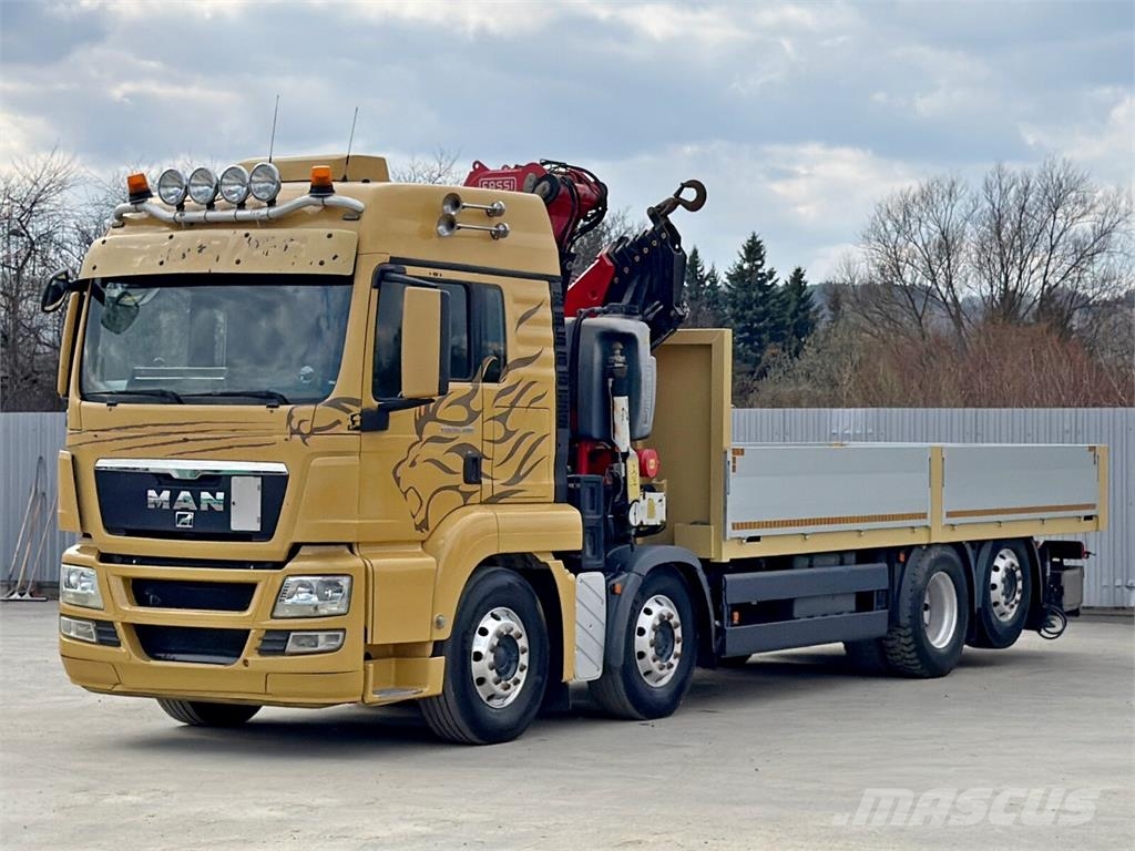 MAN TGS 35.480 Platós / Ponyvás teherautók