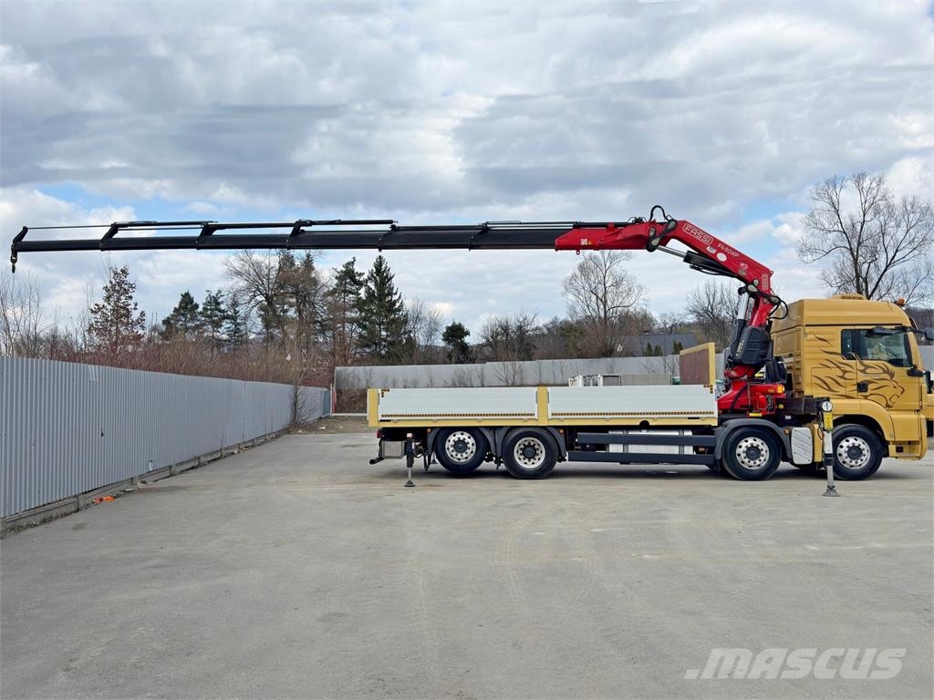 MAN TGS 35.480 Platós / Ponyvás teherautók