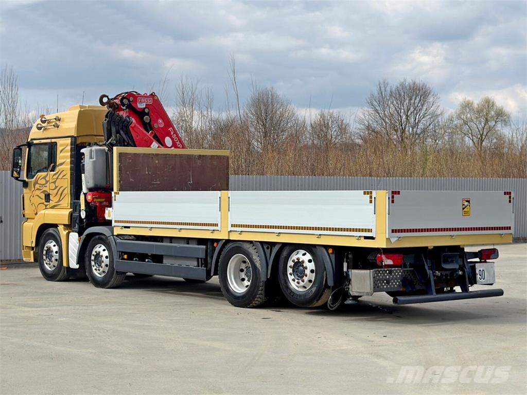 MAN TGS 35.480 Platós / Ponyvás teherautók