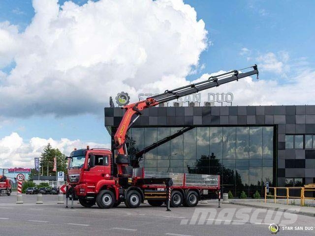MAN TGS 35.480 8x6 PALFINGER PK 50002 EH CRANE TRUC Camiones plataforma