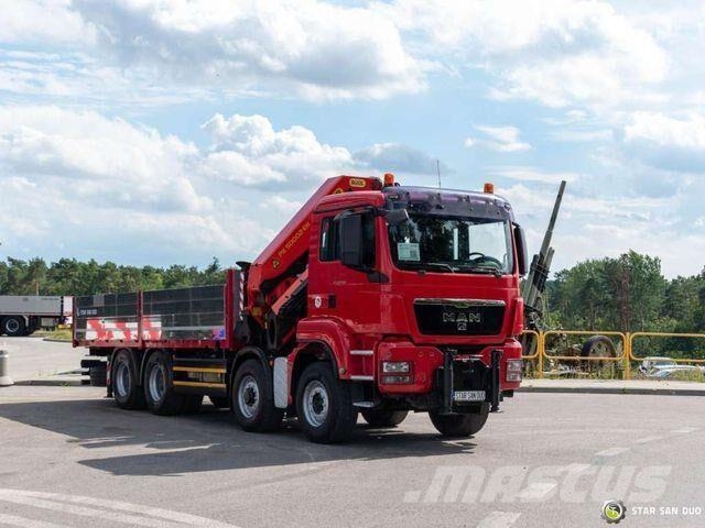 MAN TGS 35.480 8x6 PALFINGER PK 50002 EH CRANE TRUC Camiones plataforma