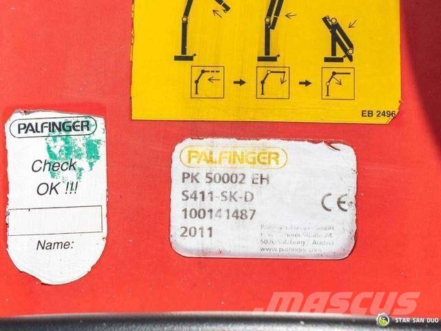 MAN TGS 35.480 8x6 PALFINGER PK 50002 EH CRANE TRUC Camiones plataforma