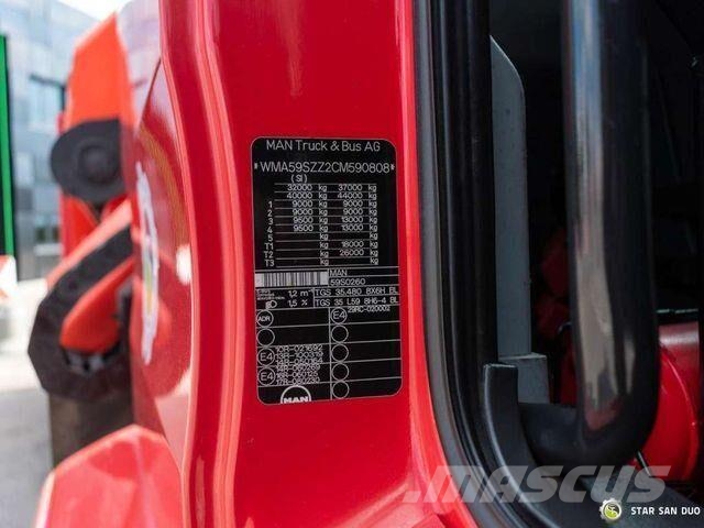 MAN TGS 35.480 8x6 PALFINGER PK 50002 EH CRANE TRUC Camiones plataforma